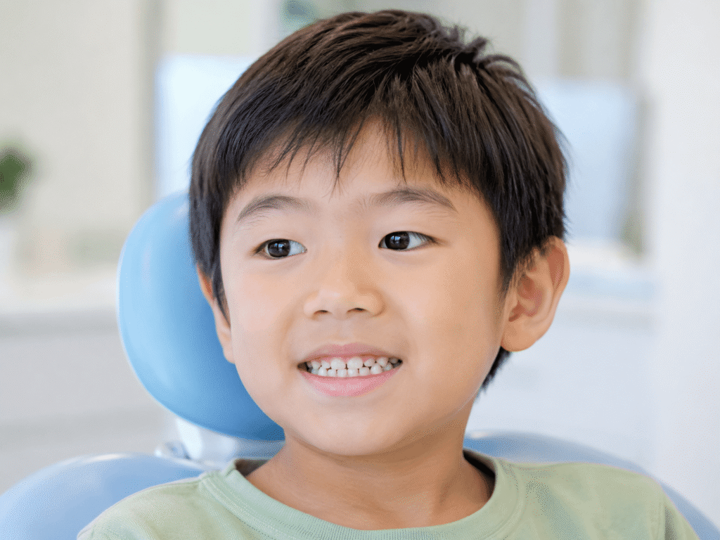 受け口の男の子